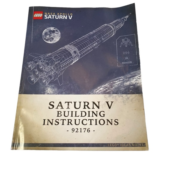 Lego Booklet Nasa Apollo Saturn V Building Instructions 92176 - Picture 1 of 7